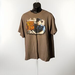 Jason Aldean Burn‎ It Down 2014 Concert T Shirt XL Gildan Tag
